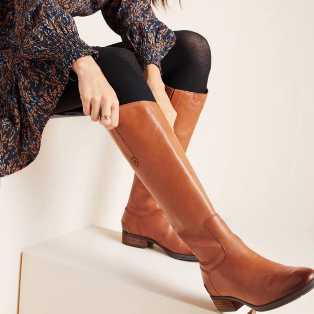 Cognac colored Sam Edelman Penny riding boot size 7.5